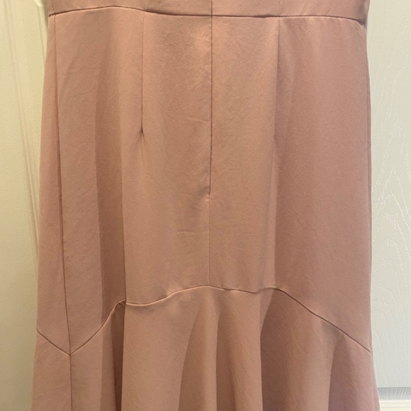 Avec Les Filles Petal Pink Knee Length High Low Flounce Dress -  Size 6 - Picture 6 of 12